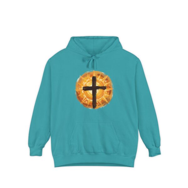 Christian Cross and SunHoodie — Faith Graphic Pullover