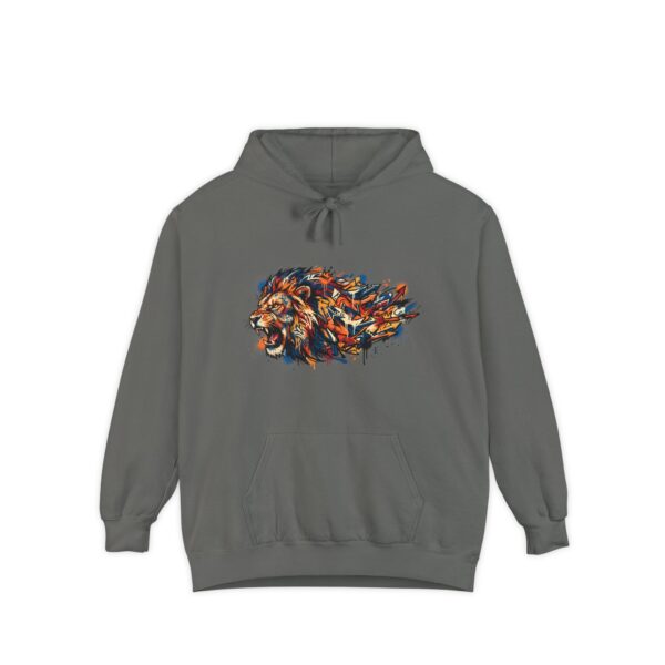 Colorful Lion Hoodie — Abstract Painted Lion Graphic Sweatshirt