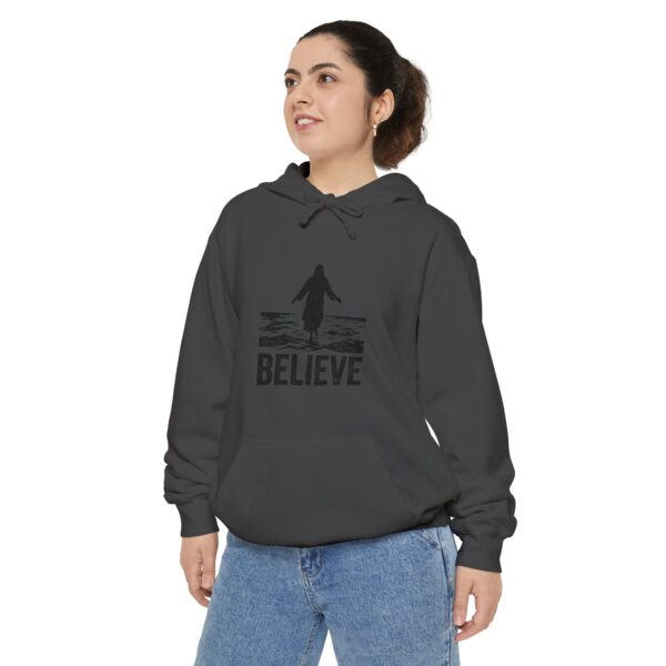 Believe Jesus Walks on Water Hoodie — Vintage Graphic Hoodie