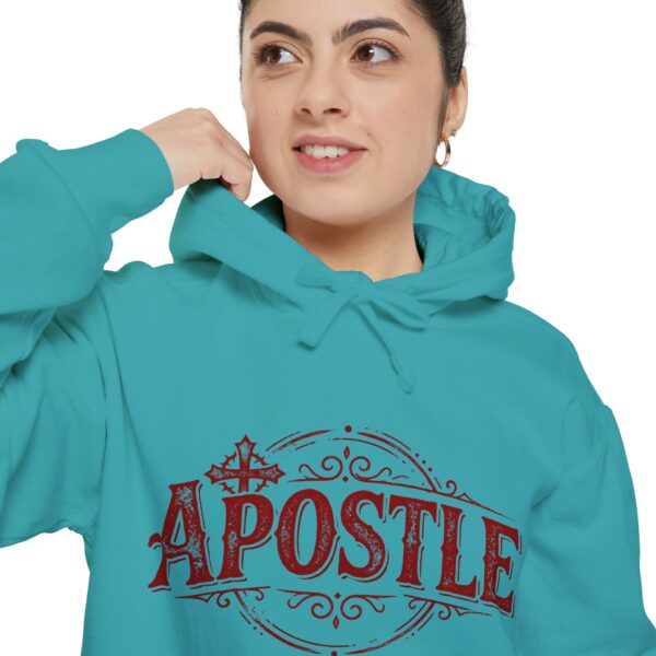 Apostle Hoodie — Vintage Script Religious Pullover