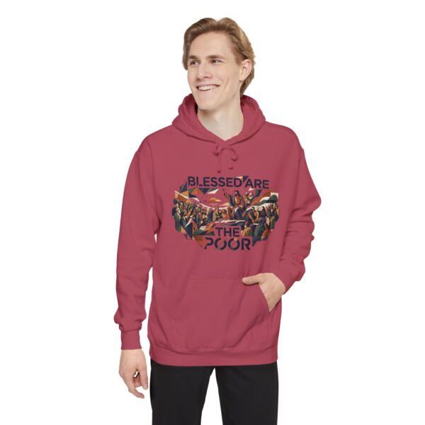 Blessed Are The Poor Hoodie — Religious Faith Graphic Pullover