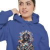 Jesus Portrait Hoodie — Colorful Faith Graphic Pullover