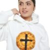 Christian Cross and SunHoodie — Faith Graphic Pullover