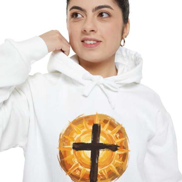 Christian Cross and SunHoodie — Faith Graphic Pullover