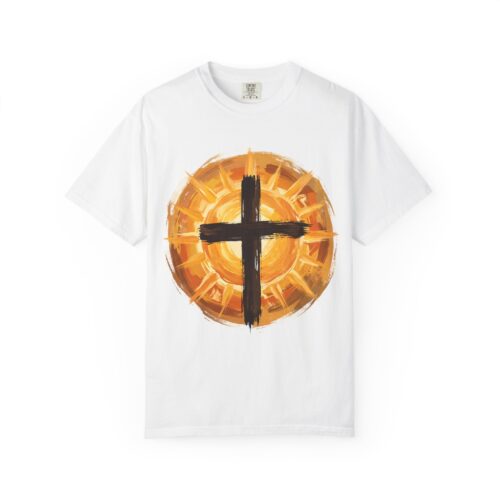 Christian Cross and Sun T-Shirt — Faith Graphic Tee