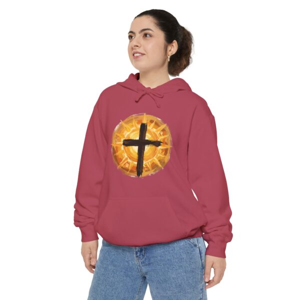 Christian Cross and SunHoodie — Faith Graphic Pullover