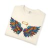 Colorful Angel Wings T-Shirt with Halo — Spiritual Graphic Tee