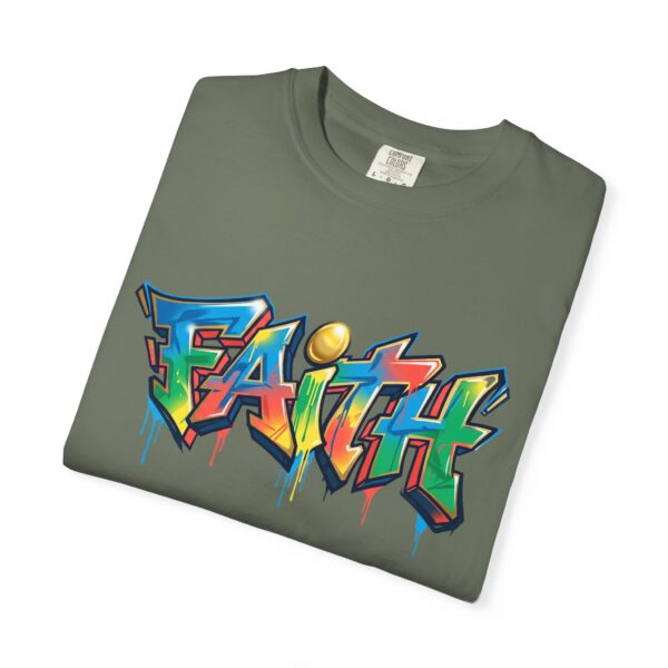 Faith Graffiti T-Shirt — Colorful Street Art Christian Tee