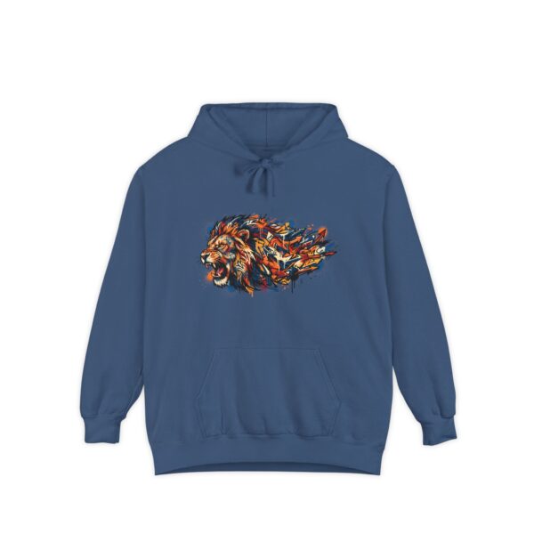 Colorful Lion Hoodie — Abstract Painted Lion Graphic Sweatshirt