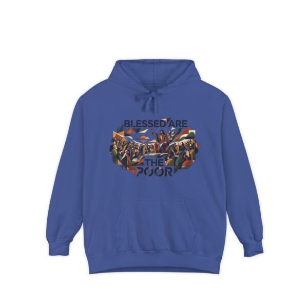 Blessed Are The Poor Hoodie — Religious Faith Graphic Pullover