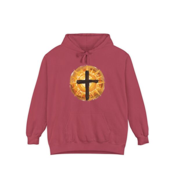 Christian Cross and SunHoodie — Faith Graphic Pullover