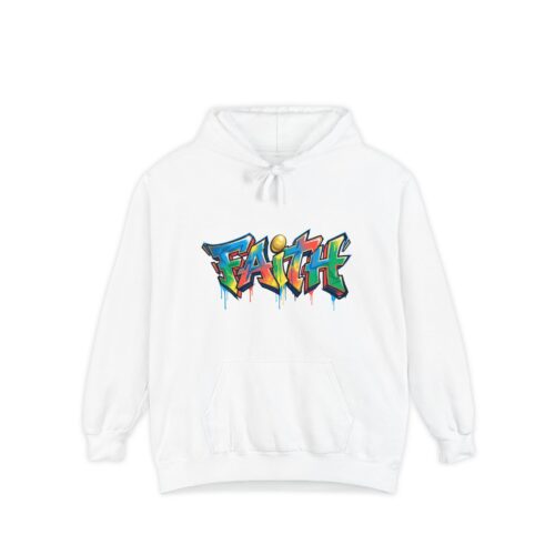 Faith Graffiti Hoodie — Bold Colorstreet Urban Pullover