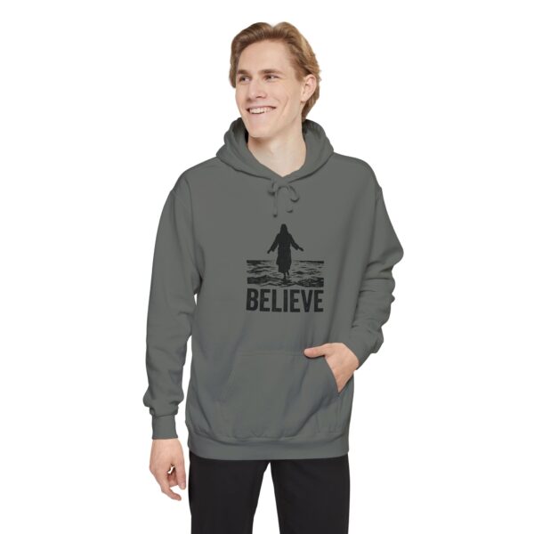 Believe Jesus Walks on Water Hoodie — Vintage Graphic Hoodie