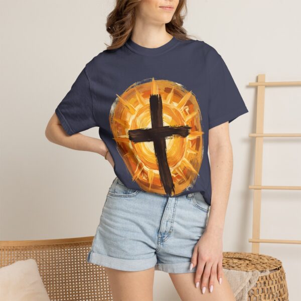 Christian Cross and Sun T-Shirt — Faith Graphic Tee