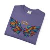 Colorful Angel Wings T-Shirt with Halo — Spiritual Graphic Tee