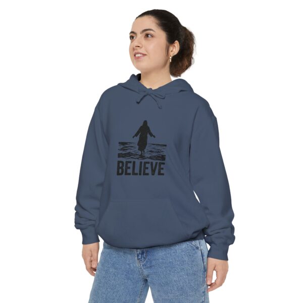 Believe Jesus Walks on Water Hoodie — Vintage Graphic Hoodie
