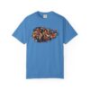 Lion Head Graphic T-Shirt — Colorful Abstract Mane Tee