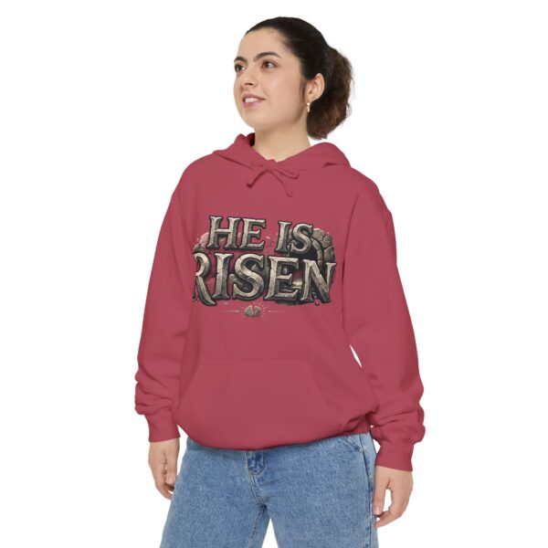 He Is Risen Hoodie — Christian Easter Pullover