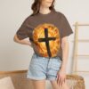 Christian Cross and Sun T-Shirt — Faith Graphic Tee