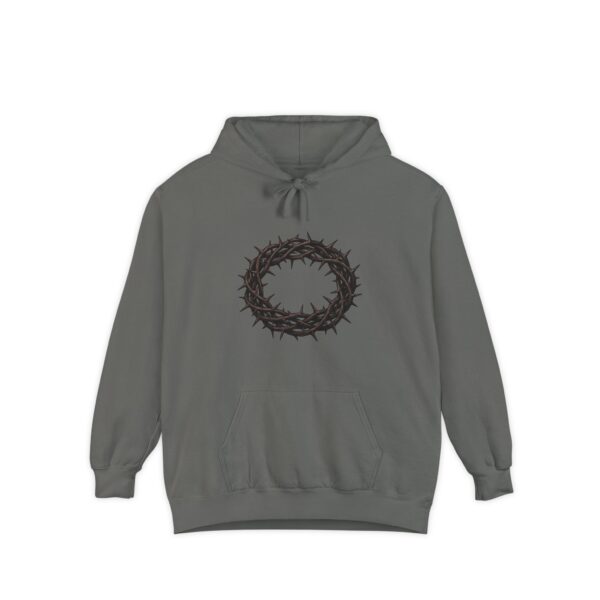 12709443842254501933_2048.jpeg Crown of Thorns Graphic Hoodie — Faith-Inspired Minimalist Pullover