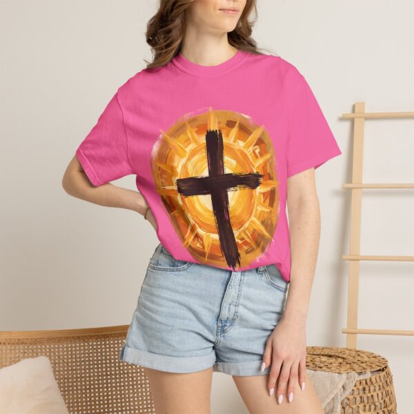 Christian Cross and Sun T-Shirt — Faith Graphic Tee
