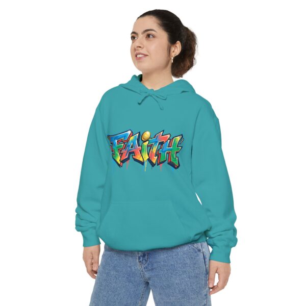 Faith Graffiti Hoodie — Bold Colorstreet Urban Pullover