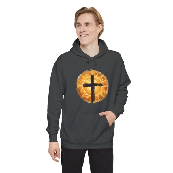 Christian Cross and SunHoodie — Faith Graphic Pullover