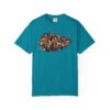 Lion Head Graphic T-Shirt — Colorful Abstract Mane Tee