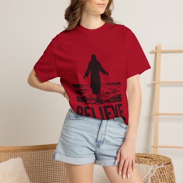 13193396179391670667_2048.jpeg Believe Religious T-Shirt — Faith-Inspired Graphic Tee