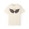 Colorful Angel Wings T-Shirt with Halo — Spiritual Graphic Tee