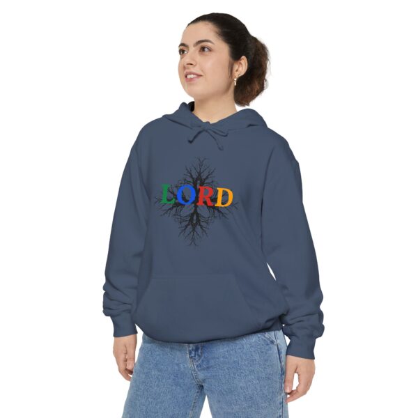 Lord Roots Hoodie — Colorful Tree of Life Christian Pullover