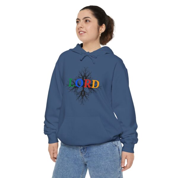 Lord Roots Hoodie — Colorful Tree of Life Christian Pullover