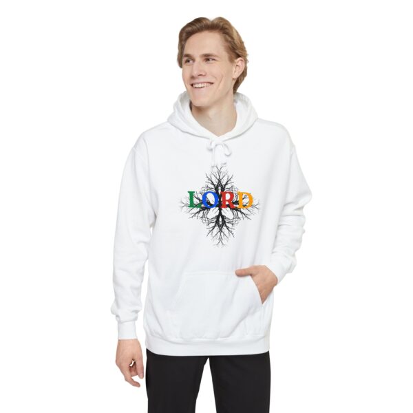 Lord Roots Hoodie — Colorful Tree of Life Christian Pullover