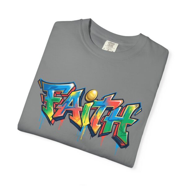 Faith Graffiti T-Shirt — Colorful Street Art Christian Tee