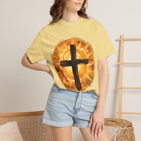 Christian Cross and Sun T-Shirt — Faith Graphic Tee