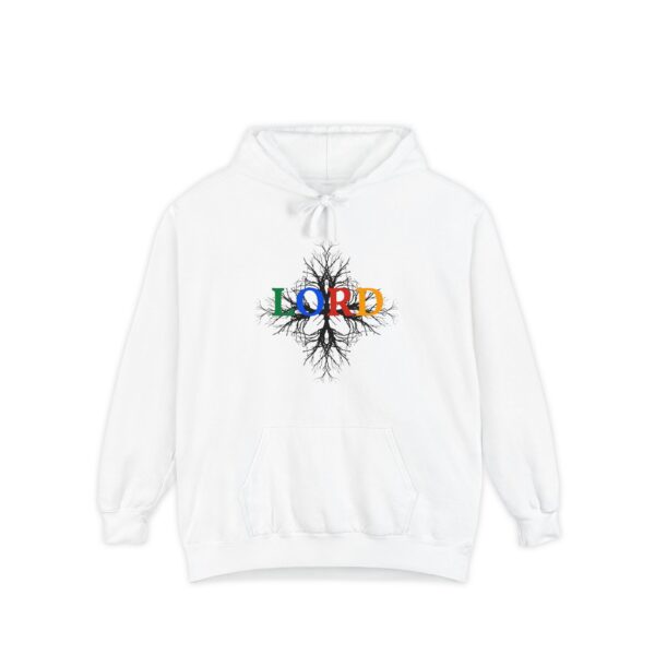 Lord Roots Hoodie — Colorful Tree of Life Christian Pullover