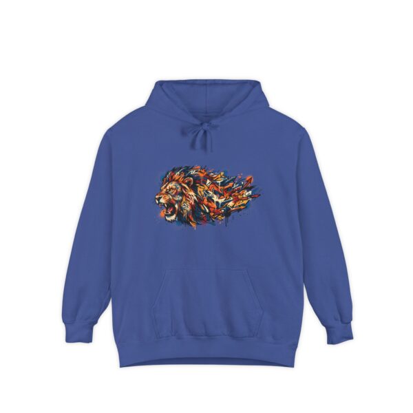 Colorful Lion Hoodie — Abstract Painted Lion Graphic Sweatshirt