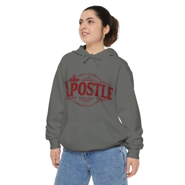 Apostle Hoodie — Vintage Script Religious Pullover