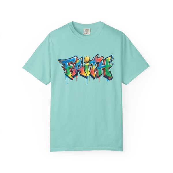 Faith Graffiti T-Shirt — Colorful Street Art Christian Tee