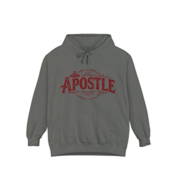 Apostle Hoodie — Vintage Script Religious Pullover