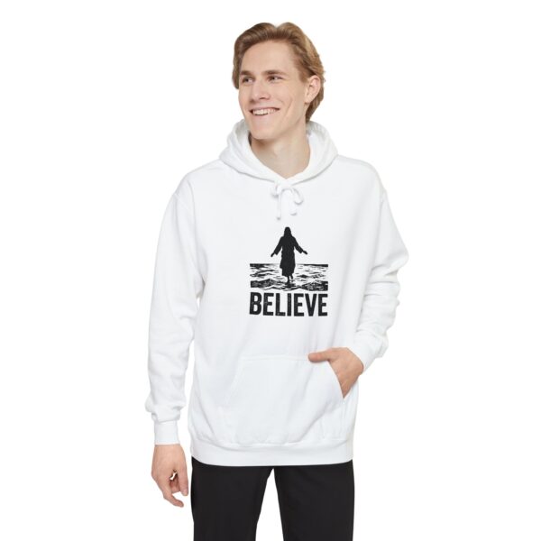 Believe Jesus Walks on Water Hoodie — Vintage Graphic Hoodie
