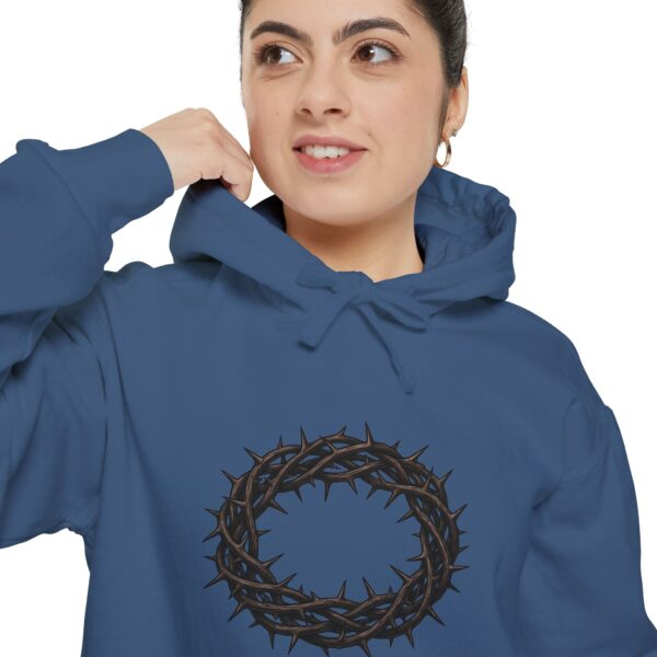 14869567152318817784_2048.jpeg Crown of Thorns Graphic Hoodie — Faith-Inspired Minimalist Pullover