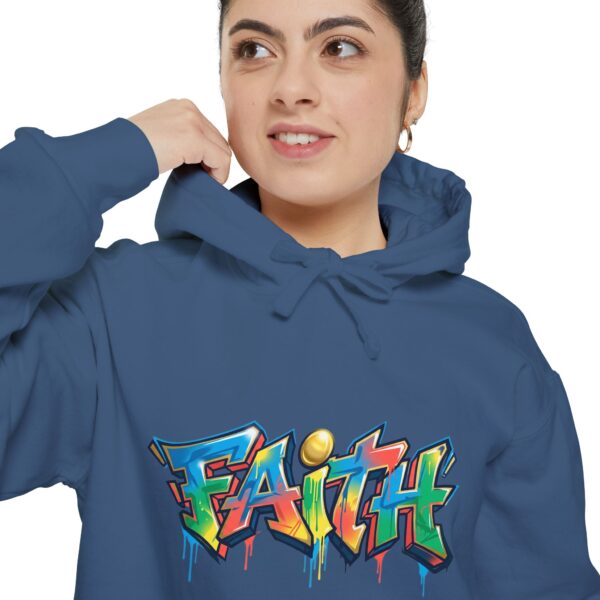 Faith Graffiti Hoodie — Bold Colorstreet Urban Pullover