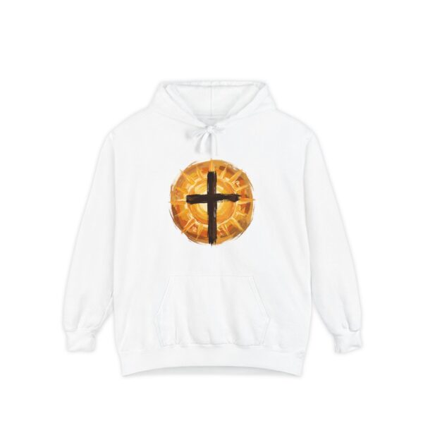 Christian Cross and SunHoodie — Faith Graphic Pullover