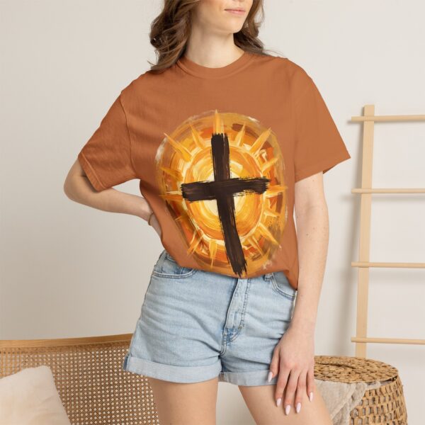Christian Cross and Sun T-Shirt — Faith Graphic Tee