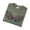 Colorful Angel Wings T-Shirt with Halo — Spiritual Graphic Tee