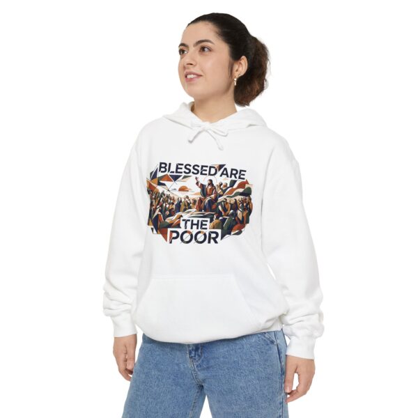 Blessed Are The Poor Hoodie — Religious Faith Graphic Pullover