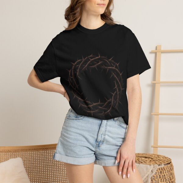 Crown of Thorns Graphic T-Shirt — Minimal Religious Symbol Tee