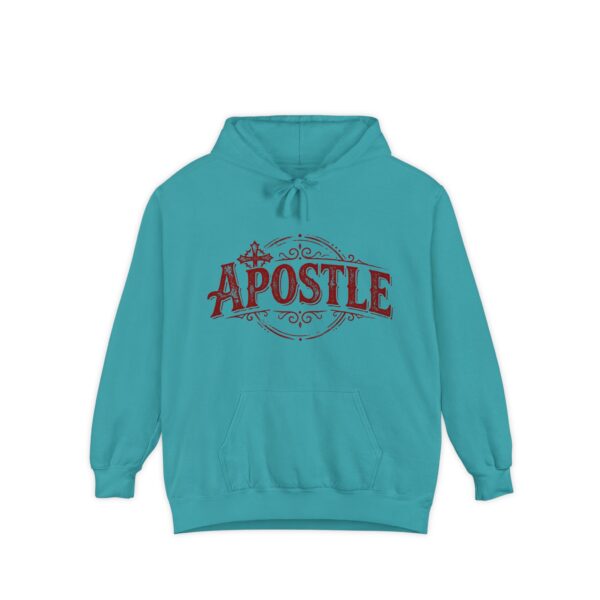 Apostle Hoodie — Vintage Script Religious Pullover