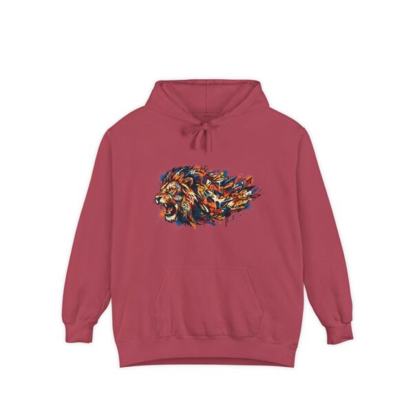 Colorful Lion Hoodie — Abstract Painted Lion Graphic Sweatshirt